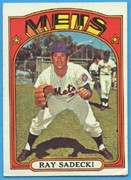 1972 Topps Baseball Cards      563     Ray Sadecki